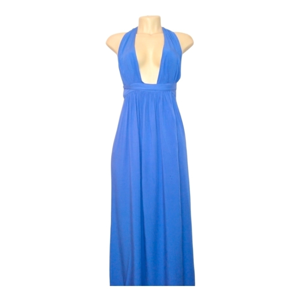 Lulu’s Magical Movement Periwinkle Blue Wrap Maxi Dress Lulu's - Picture 2 of 9
